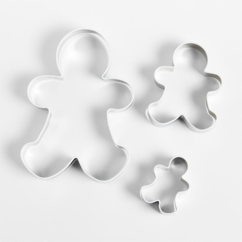 Gingerbread Family Cookie Cutters, Set of 3 + Reviews | Crate & Barrel | Crate & Barrel