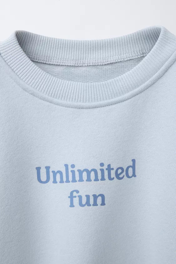 TEXT PRINT SWEATSHIRT | Zara US