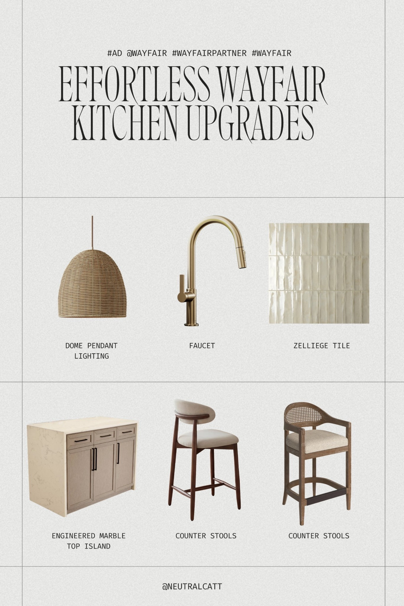 Shop simple yet impactful kitchen upgrades from @Wayfair 

#ad #wayfair #wayfairpartner 