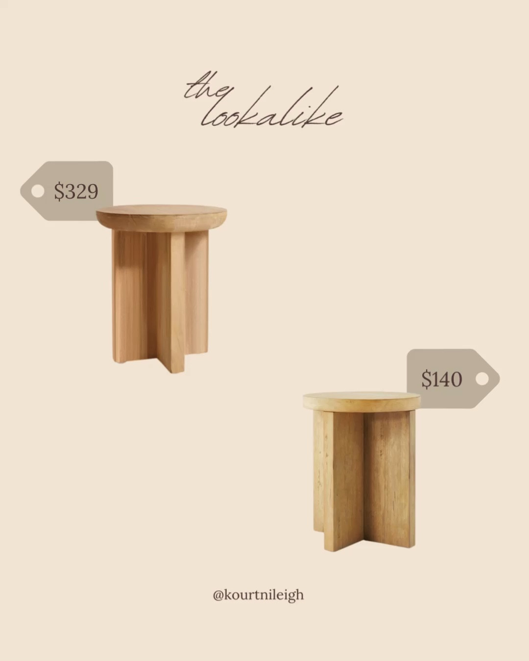 The Lookalike! Found an almost identical dupe for the Rejuvenation round tabletop, crisscross base indoor/outdoor side table!  

#LTKFind #LTKhome #LTKSeasonal