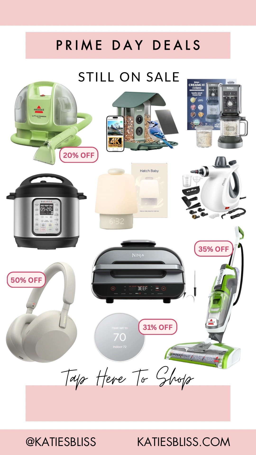prime day deals ✨

Amazon. Prime day. Deal. Sale. Markdown. Home. Appliance. Kitchen. Cleaning. Instant pot. Ninja. Coffee. Ice cream. Bissel. Wet vac. Bird feeder.

#LTKHome #LTKSaleAlert
