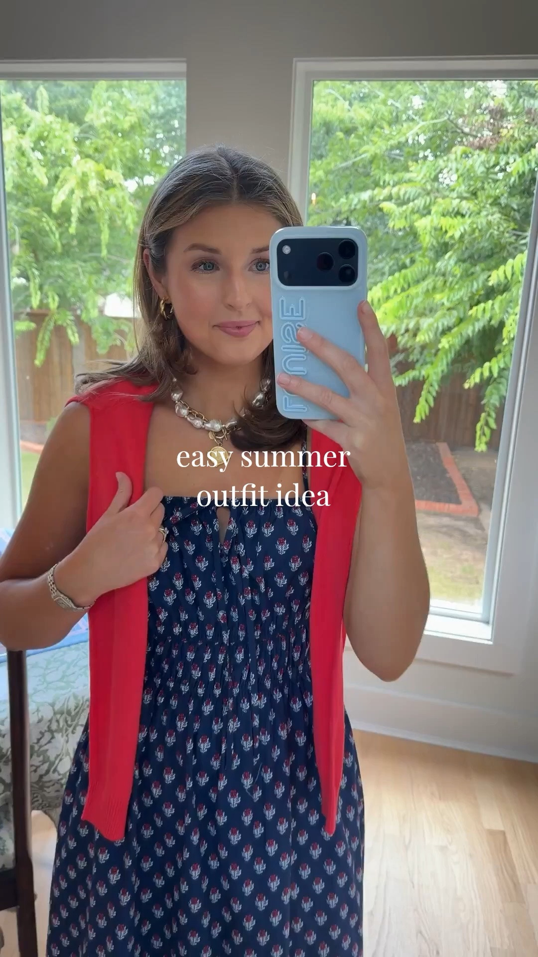 Easy summer outfit idea! Wearing a S in dress