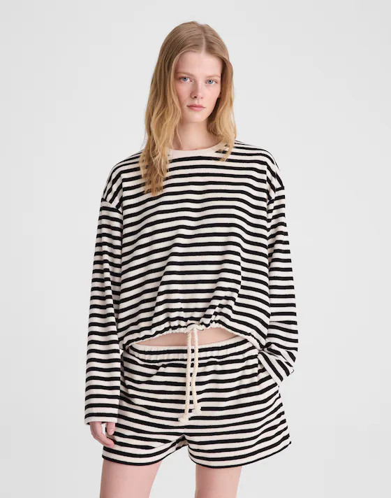Tie-Waist Top in Terry | Madewell