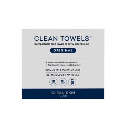 Clean Skin Club Disposable Face Towel for Improved Skin - XL - 10ct | Target