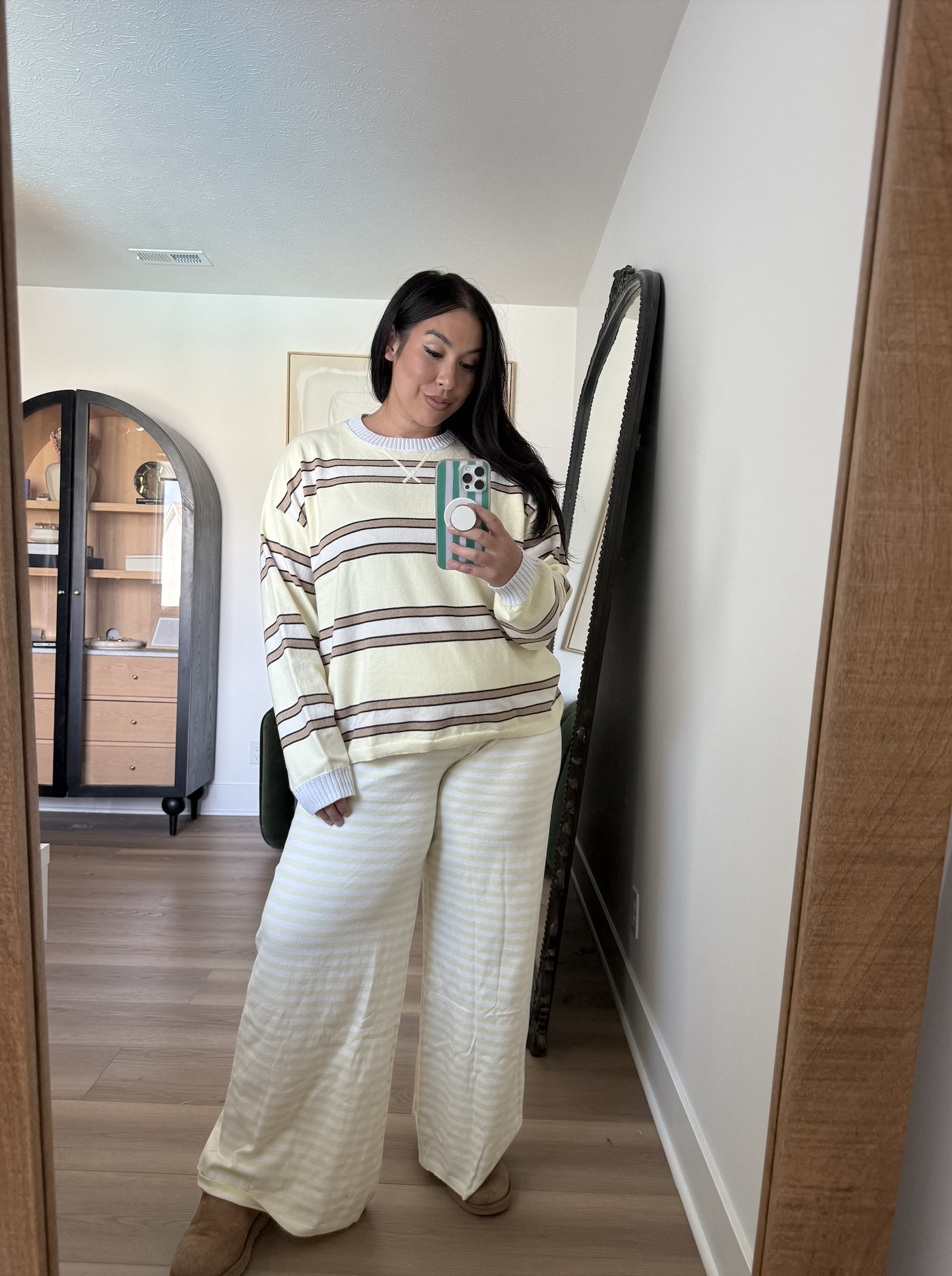 Mixing and matching the stripe combos for this cozy fall outfit idea!

Top: L
Pants: L Long

aerie, casual outfits, cozy outfits, fall outfits, mid size outfit ideas for fall, affordable outfits, stripes, fall trends 

 #LTKootd #LTKMidsize