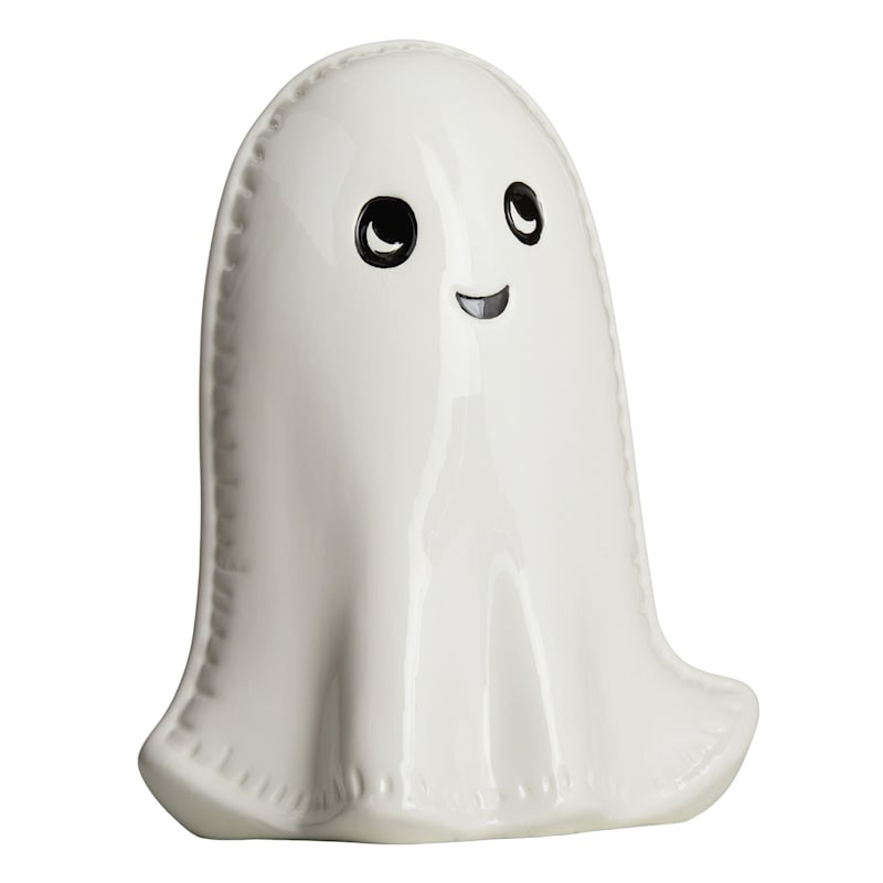 Tricky Treats White Ghost Decor, 12" | At Home