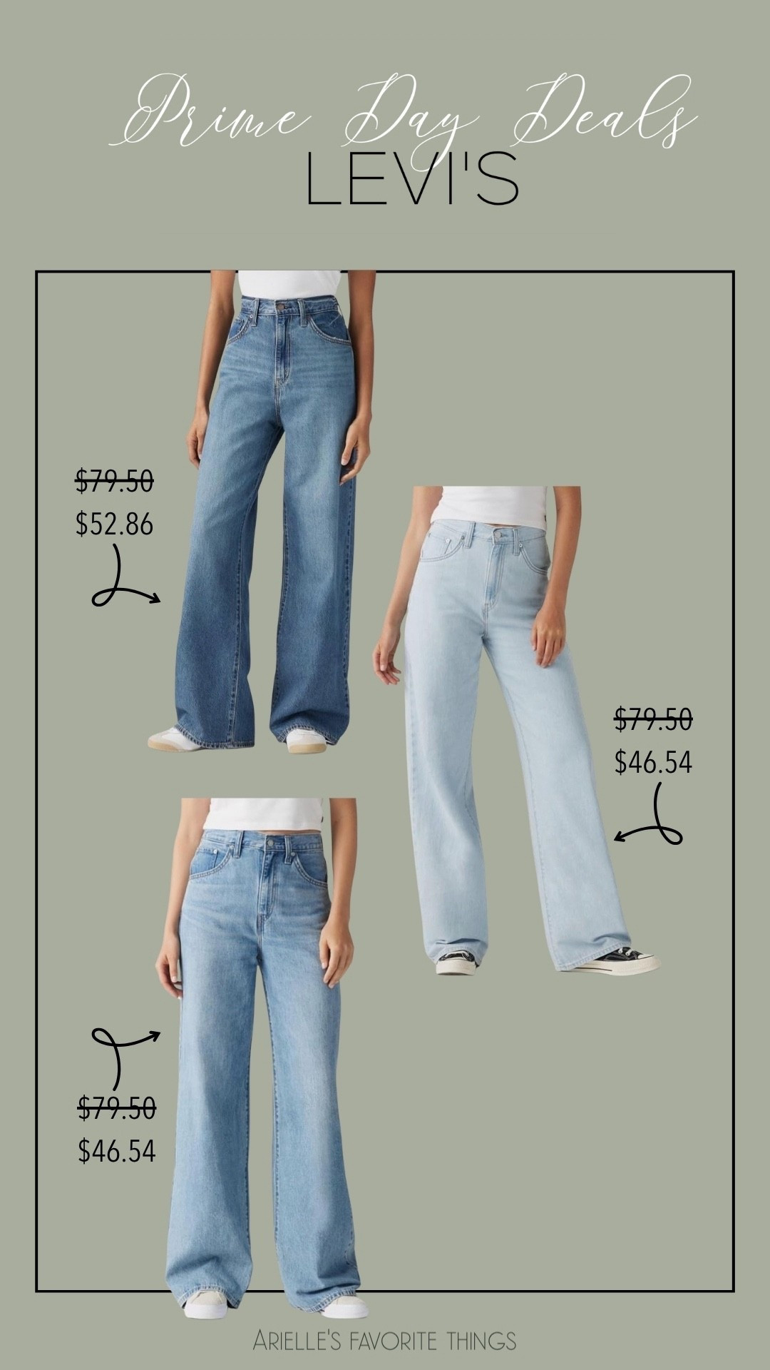 Prime Day denim deals you don’t want to miss 🤎 These Levi’s Cinched Baggy Jeans are finally on sale — the perfect mix of relaxed and flattering. I’m obsessed with how easy they are to style with sneakers or boots for fall. Snag them while they’re under $55! #PrimeDayFinds #LevisJeans #FallStyle

#LTKSeasonal #LTKSaleAlert #LTKFindsUnder100