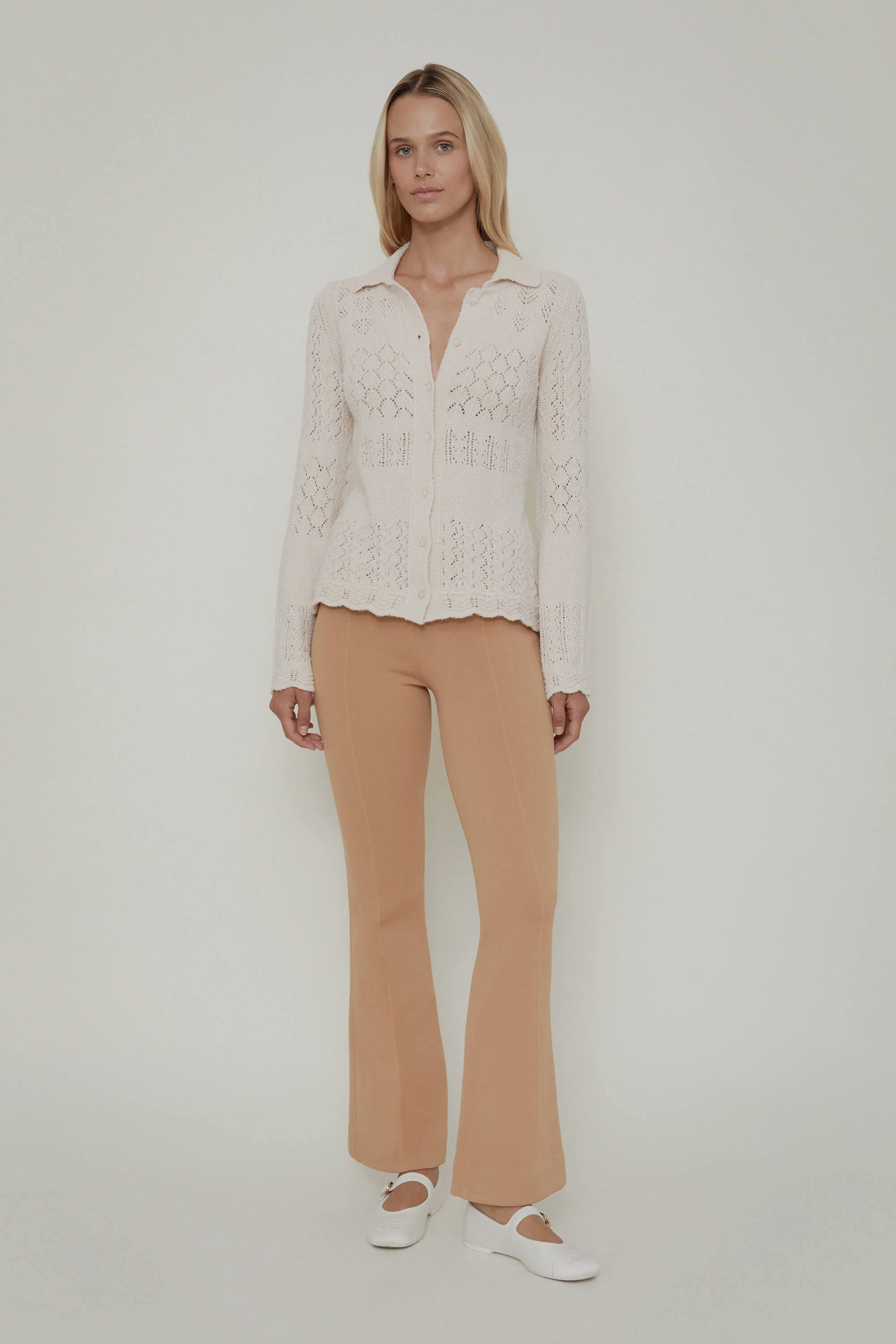 Legacy Kick Flare Pants in Fine Viscose | Amiya