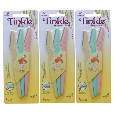 Dorco Origianl Tinkle Eyebrow Razor 3pc * 3pack = 9pc | Walmart (US)