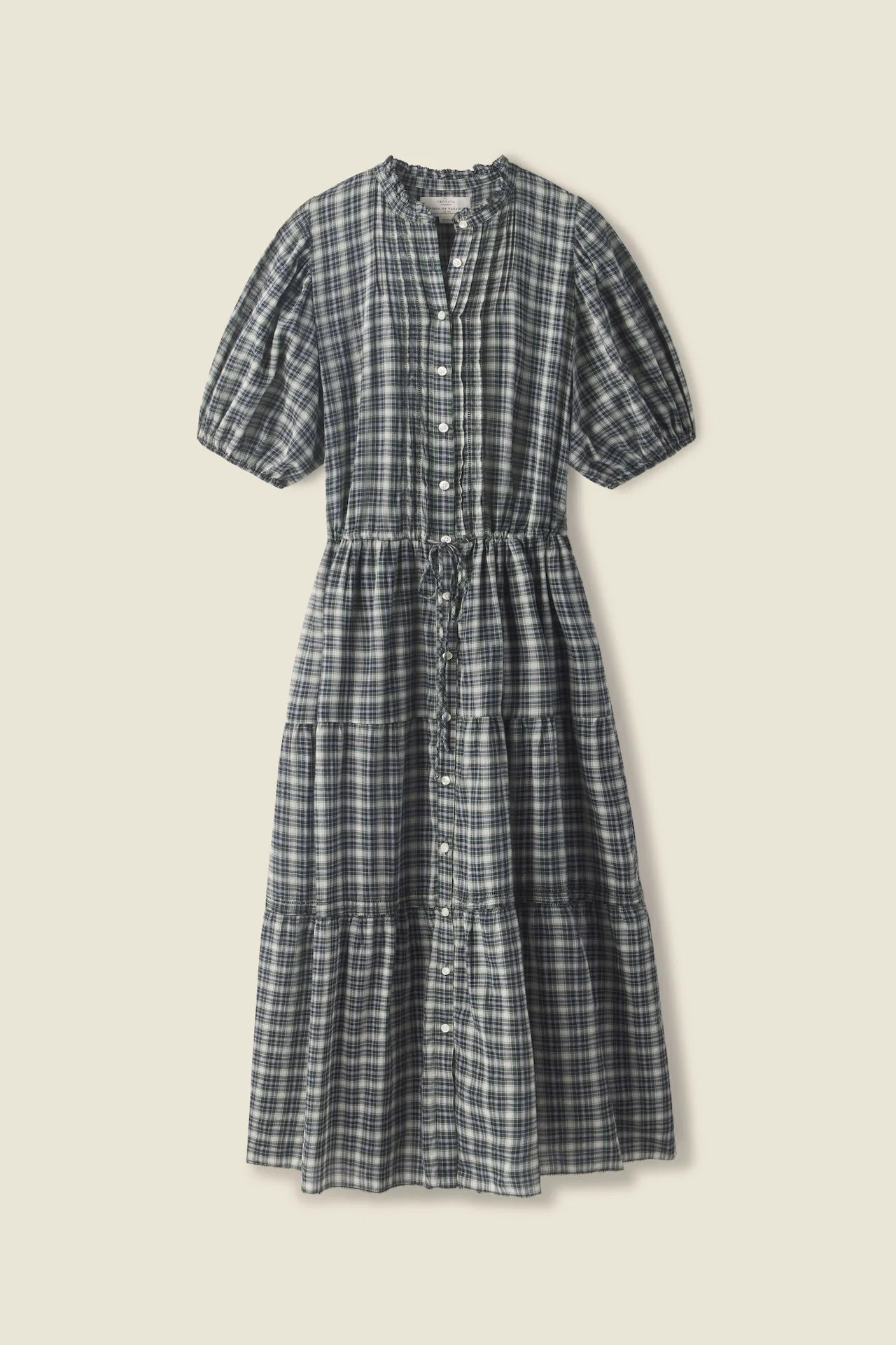 Hildie Dress Tiburon Plaid | TROVATA
