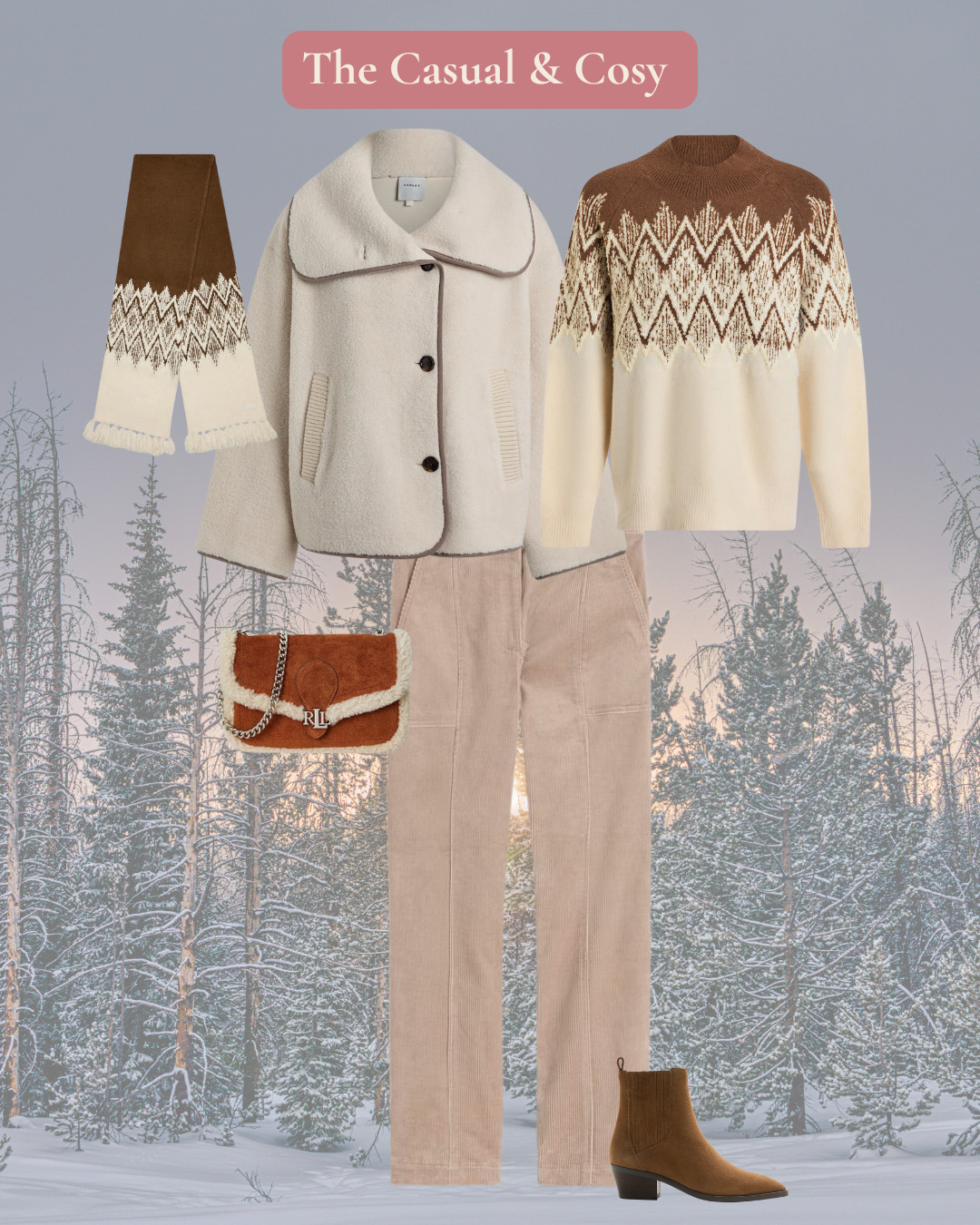 The casual and cosy investment jacket, perfect for chilly winter days - sherpa fleece worn with cosy knit and cords, smart casual and warm without being sloppy. 

 #LTKwinter #LTKover50style #LTKstyletip