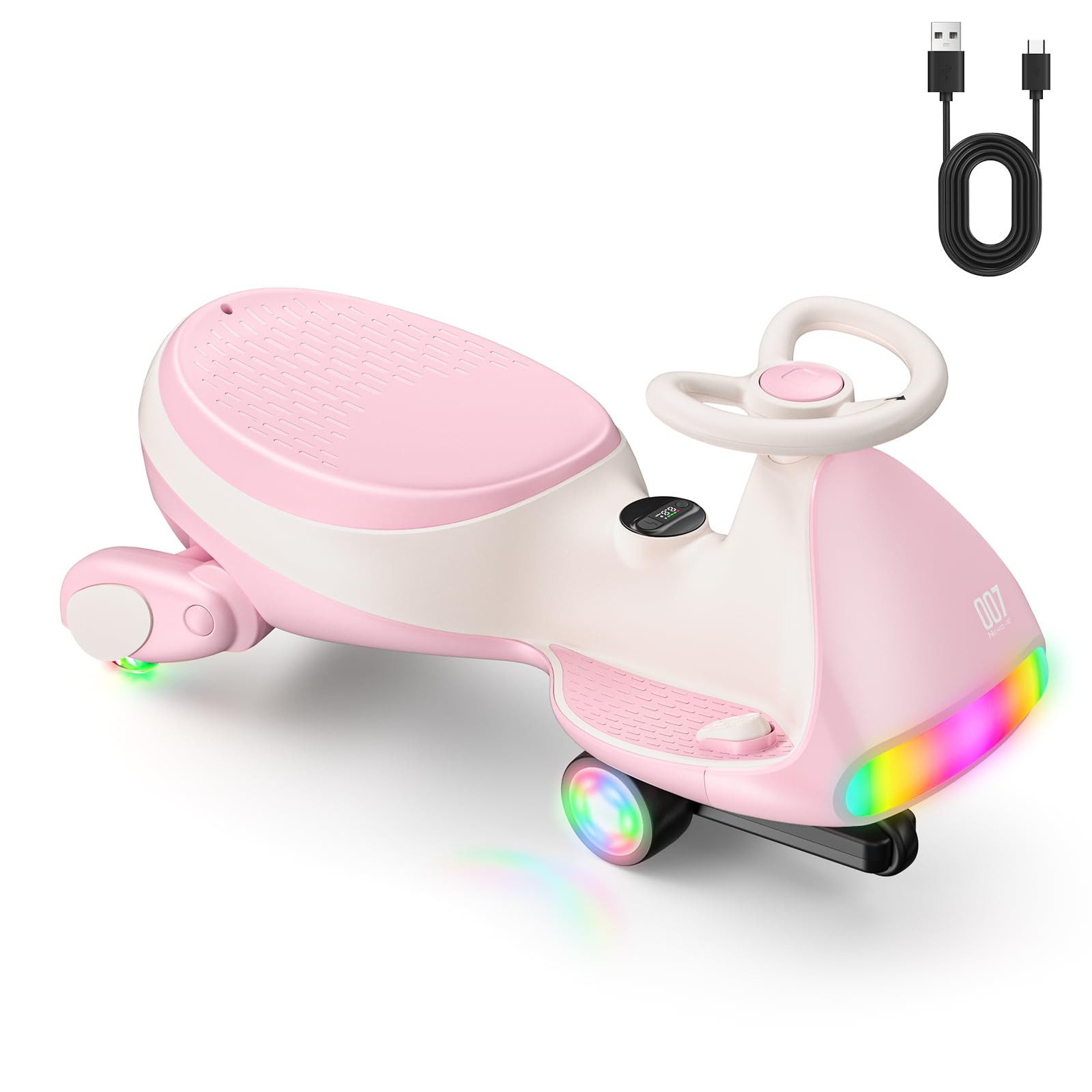 FanttikRide N7 Ultra Electric Wiggle Car with Pedal, Kids Car, MagicMute Motor Swing Car, 2 Speed... | Amazon (US)