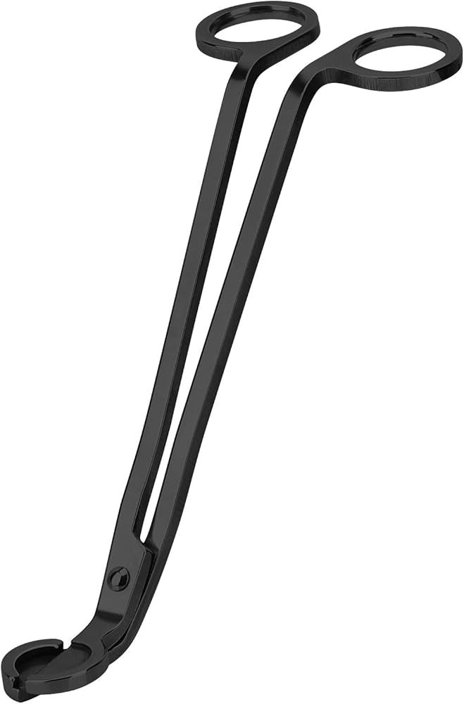 CHEFBEE Candle Wick Trimmer, Polished Stainless Steel Wick Clipper Cutter, Scissors, Reaches Deep... | Amazon (US)
