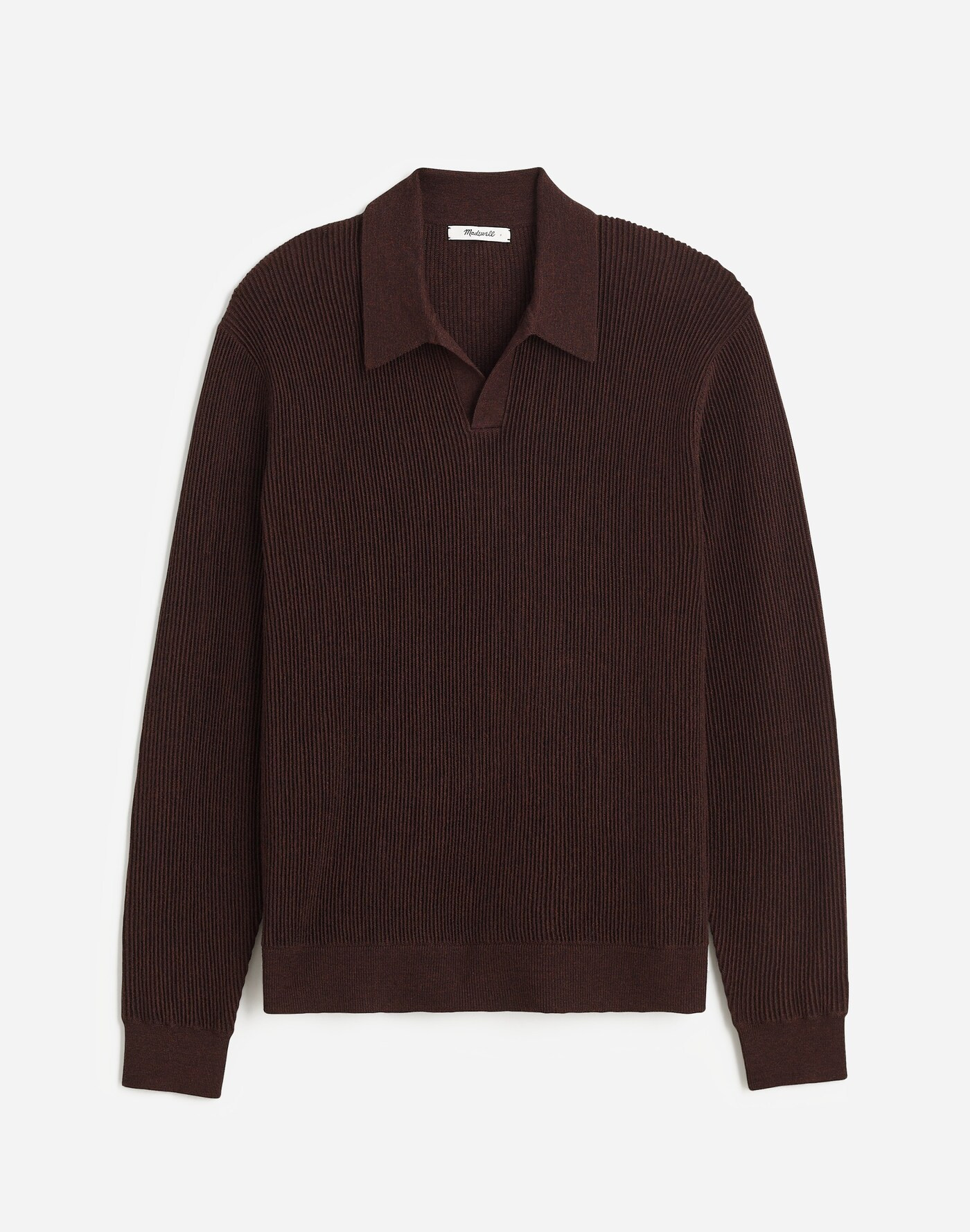 Johnny-Collar Sweater Polo Shirt in Merino Wool | Madewell