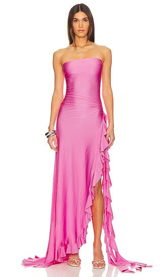 Shani Shemer Shawn Maxi Dress in Pink. - size S | Revolve Clothing (Global)