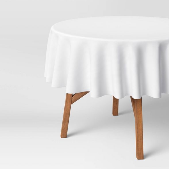 70&#34; Solid Tablecloth White - Threshold&#8482; | Target