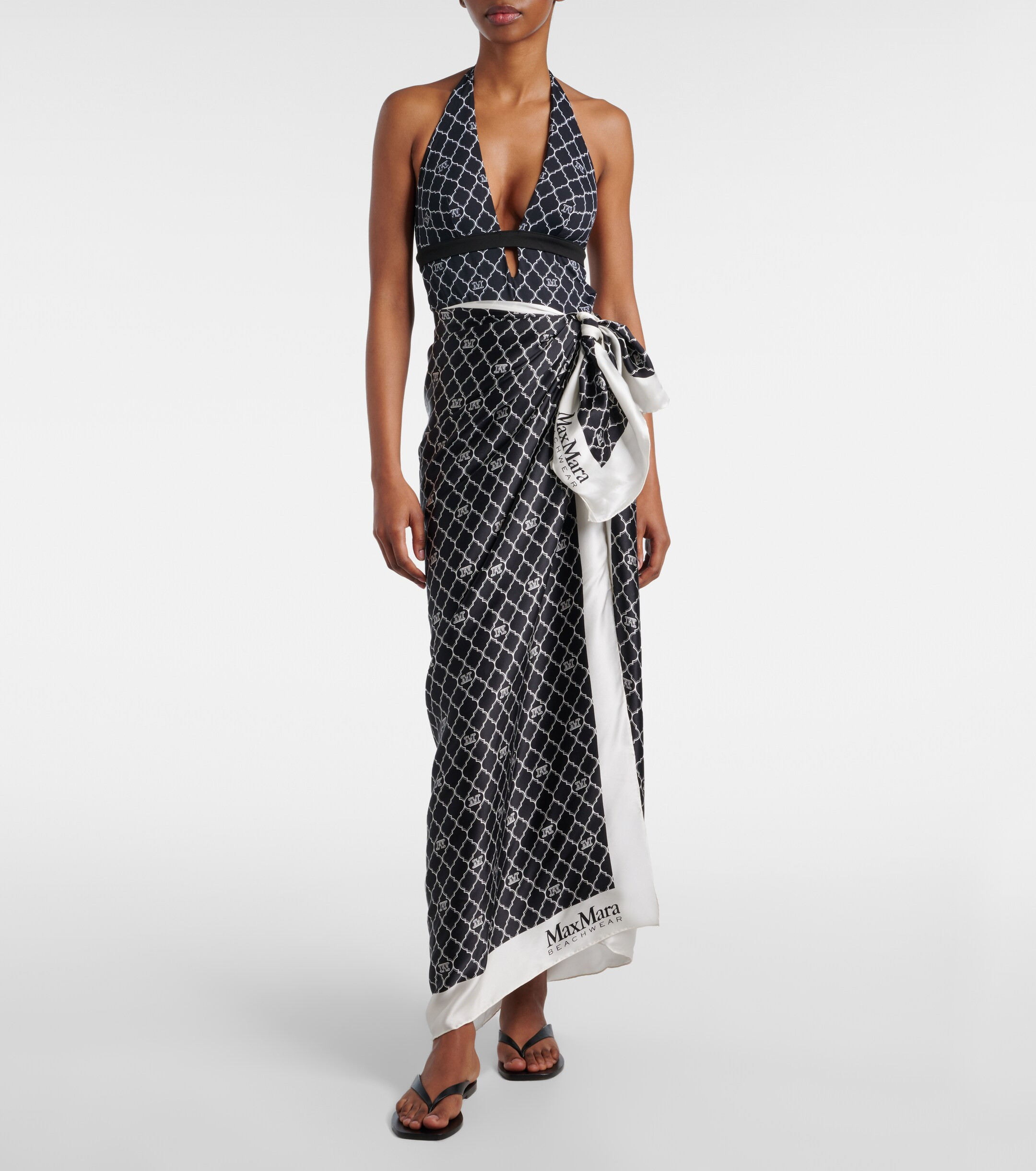 Ottico silk beach cover-up | Mytheresa (UK)