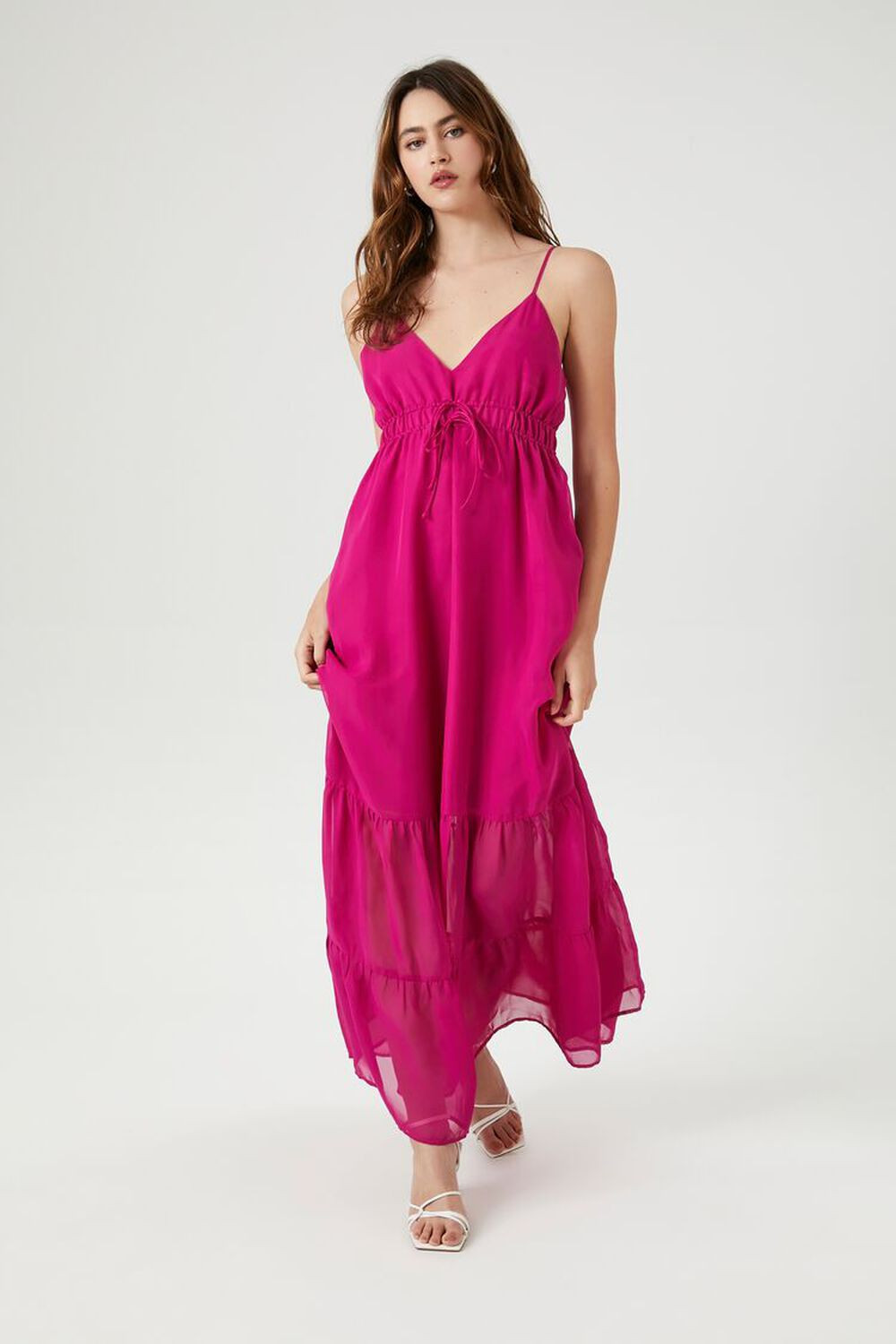 Ruffle-Trim Cami Maxi Dress | Forever 21 (US)