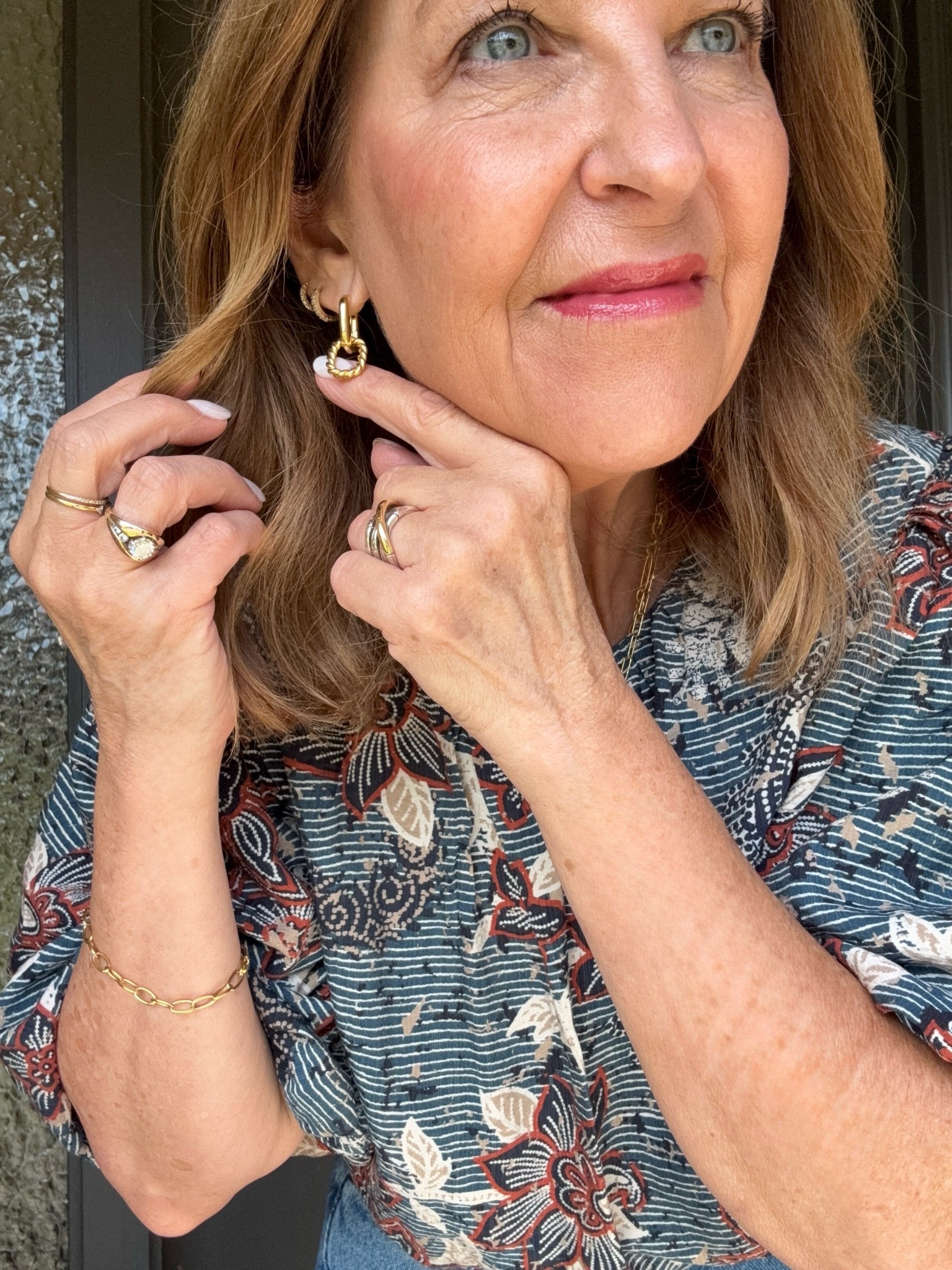 One of my everyday earrings by Ana Luisa. Lightweight and can be worn 2 ways.

#LTKootd #LTKOver40 #LTKPetite