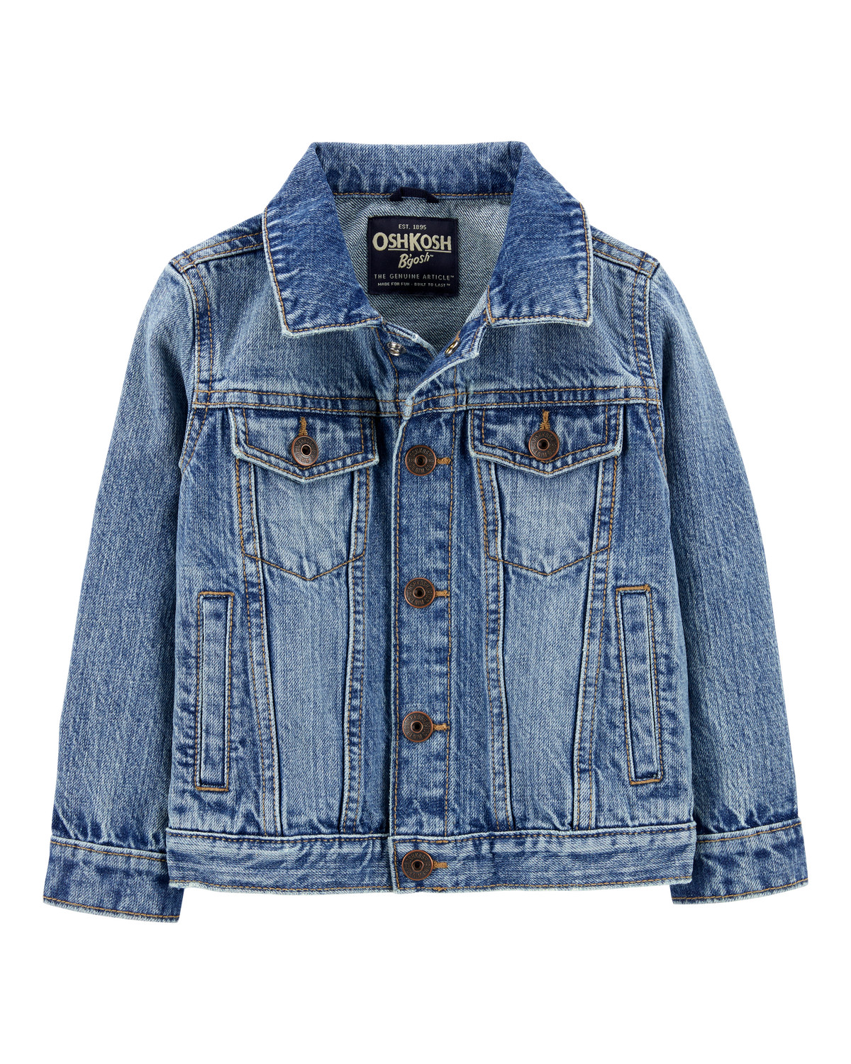 Toddler Denim Jacket - Medium Wash | Carter's Inc