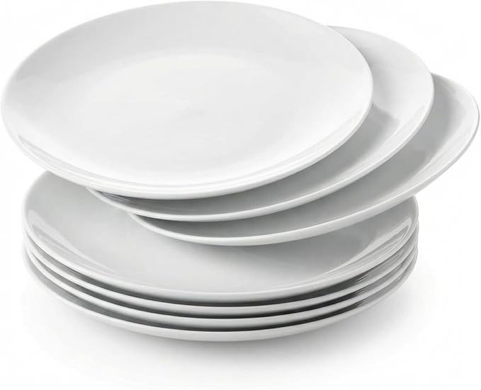 Corelle Vitrelle 6-Piece Salad Plates Set Triple Layer Glass and Chip Resistant, 8-1/2-Inch Light... | Amazon (US)