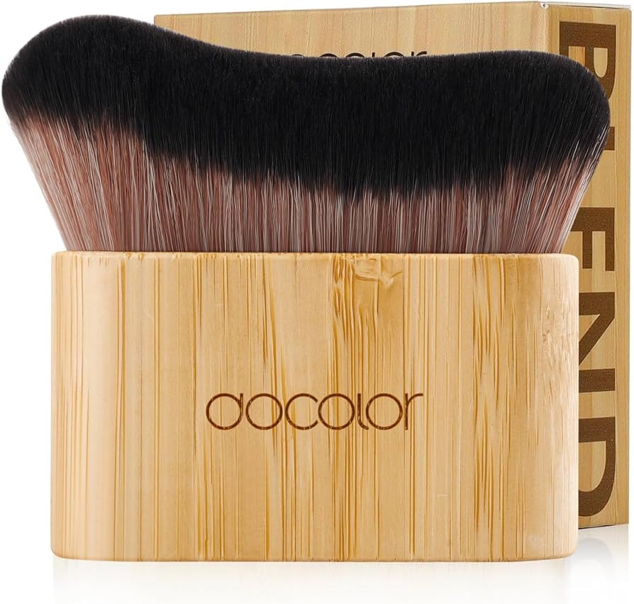 docolor Self Tanner Brush Large Body Makeup Brush, Soft Vegan Tanning Brush no stripes, for Found... | Amazon (US)