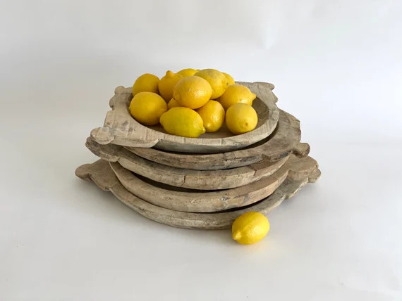 Rustic Wood Parat Tray/ Bowl W/handles Hand-carved Farmhouse | Etsy | Etsy (US)