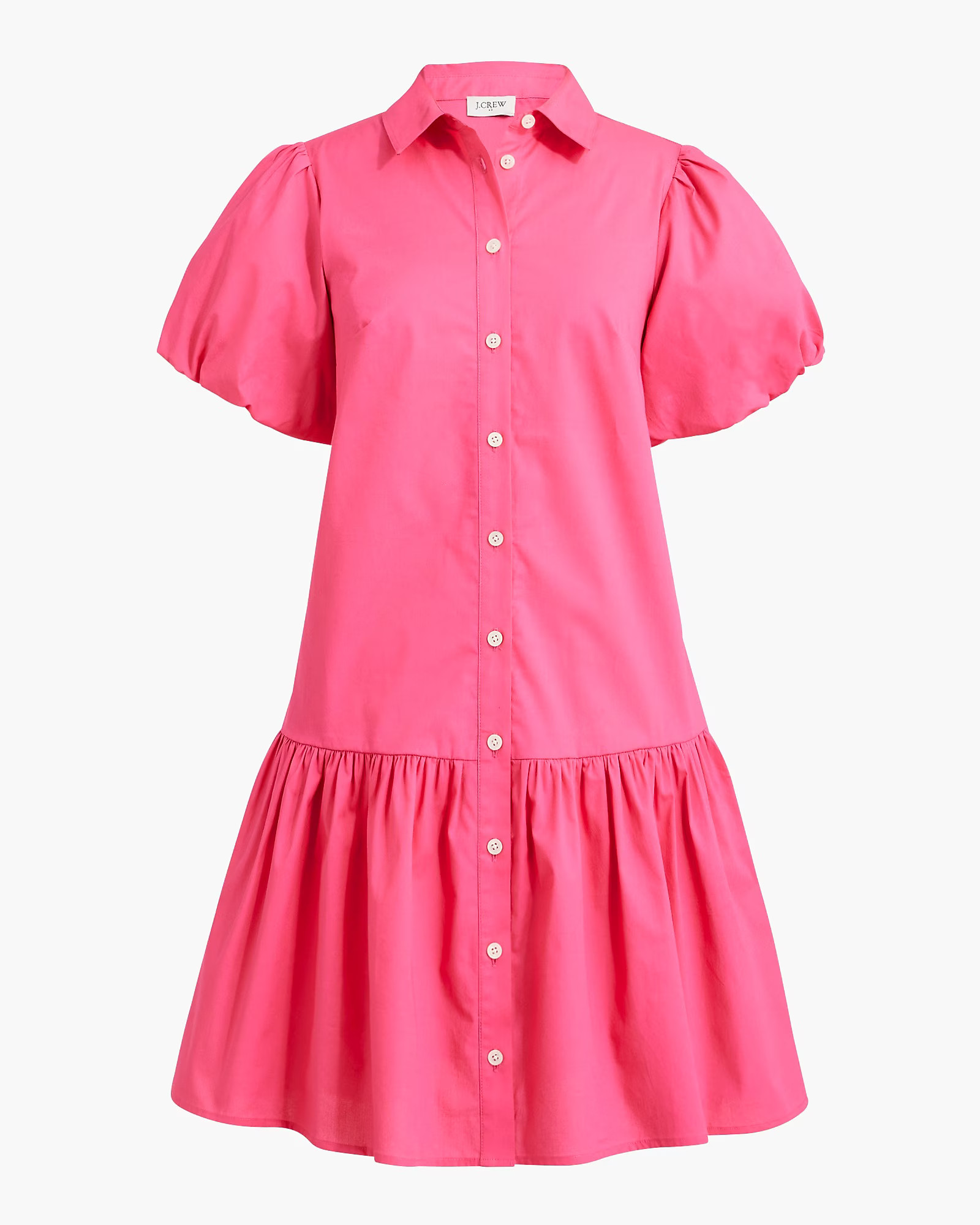 Bubble-sleeve shirtdress | J.Crew Factory