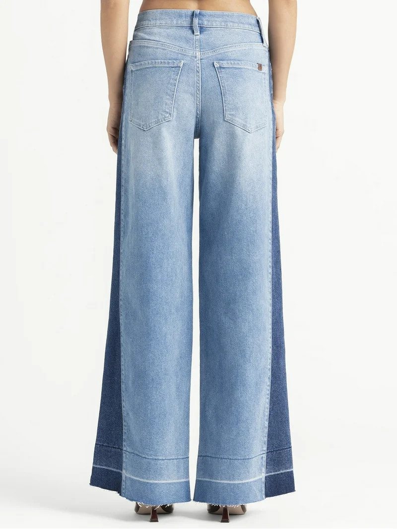 Jessica Simpson Women's and Women's Plus Freesia Wide Leg Jeans, 32" Inseam, Sizes 2-24W | Walmart (US)