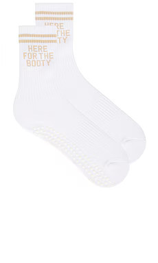 Souls. Here For The Booty Grip Socks in White from Revolve.com | Revolve Clothing (Global)