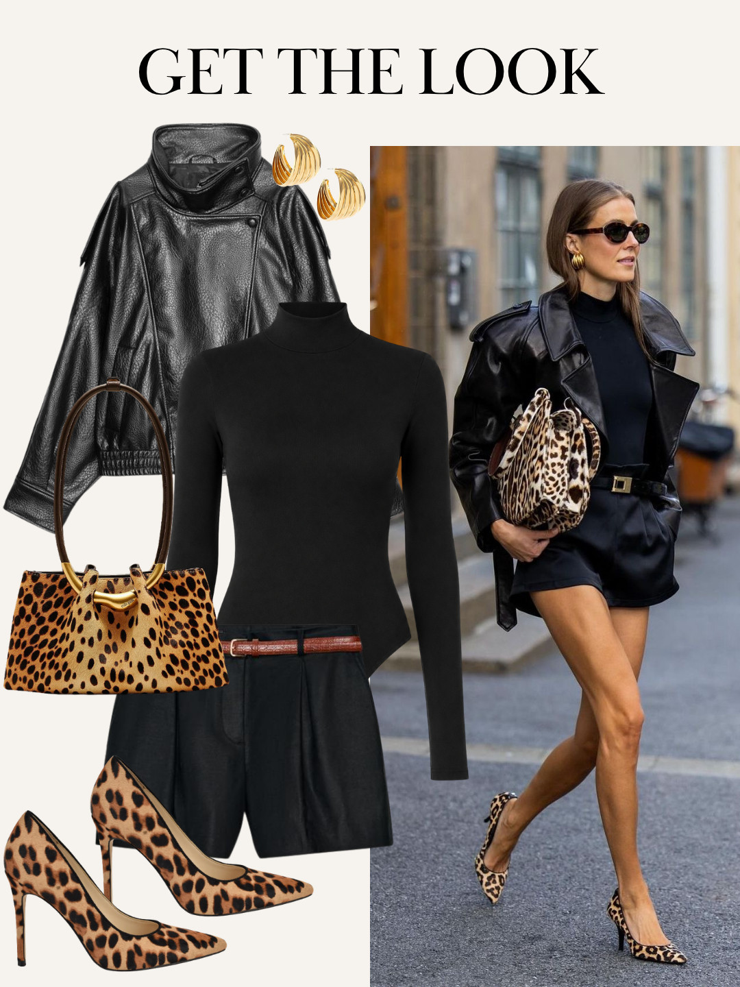 Get the look! Fall outfits, all black outfit idea, leopard trend

#LTKSeasonal