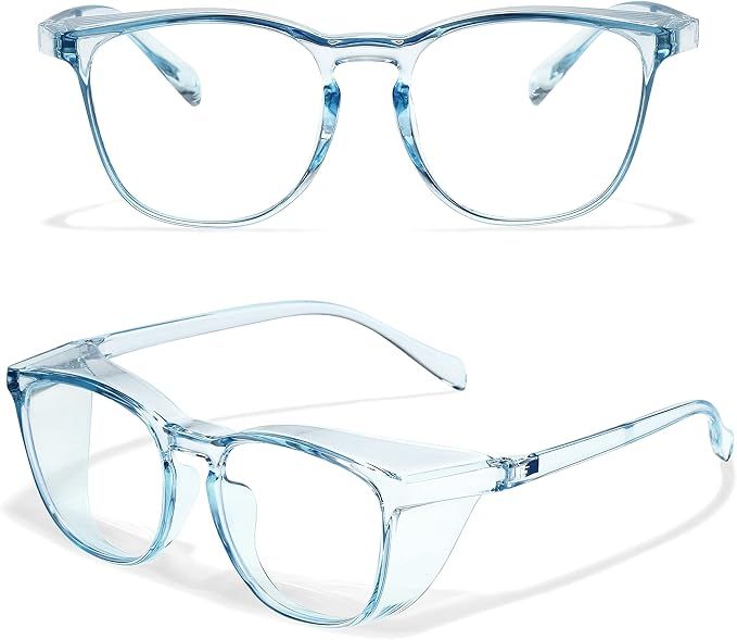 Anti Fog Safety Glasses Anti Pollen Eyeglasses Scratch Resistant UV Protection HD Blue Light Bloc... | Amazon (CA)