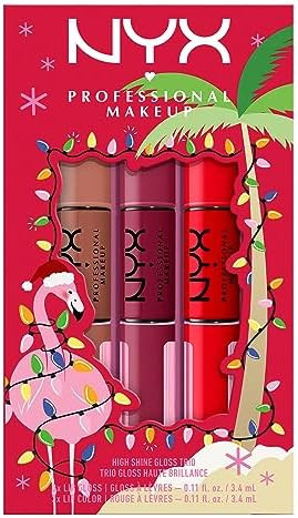 NYX PROFESSIONAL MAKEUP, Shine Loud Gift Set, Holiday limited-edition, Set of 3 liquid lipsticks,... | Amazon (CA)