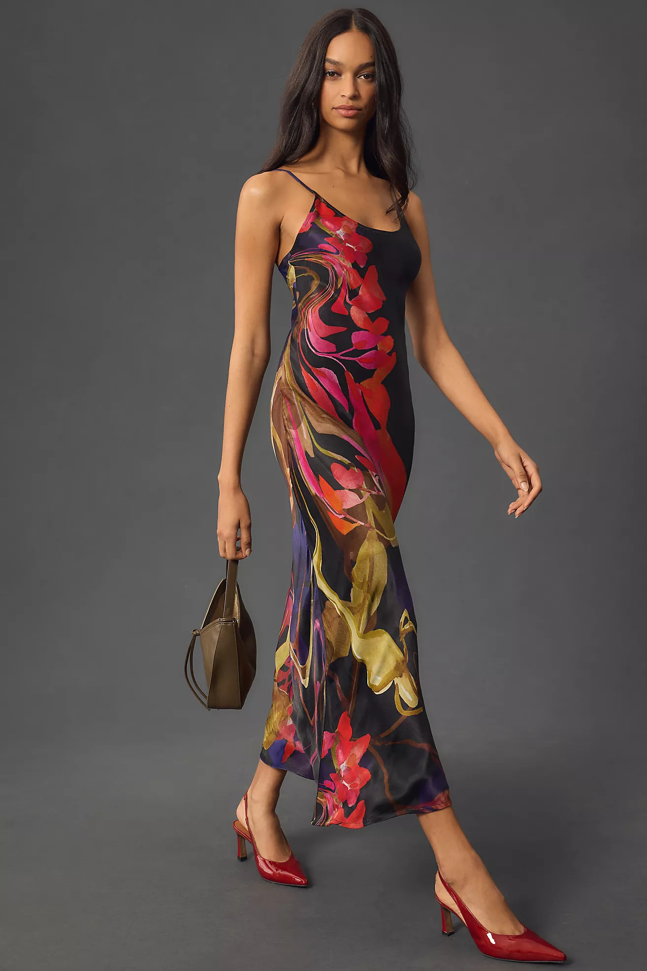 Conditions Apply Elva Slip Midi Dress | Anthropologie (US)