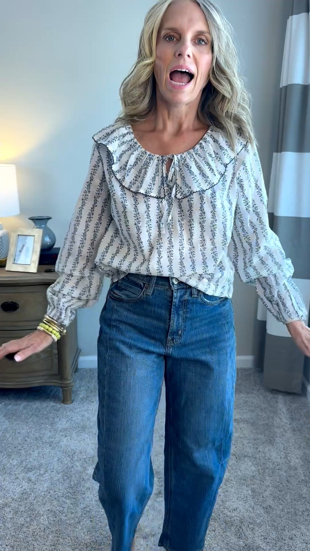Easiest way to transition to fall is a good pair of jeans and a cute top. Done and done! wearing 2 jeans and XS top

#LTKdayinmylife #LTKootd #LTKOver40