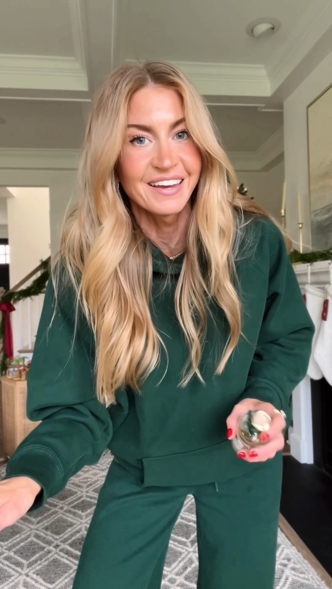 I love this sweat sweat! 
Top: runs oversized. Wearing size small. 
Bottoms: runs TTS. Wearing size small. 

#LTKHoliday #LTKGiftGuide #LTKdayinmylife