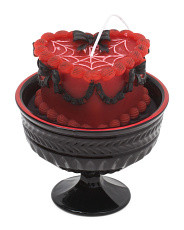 8.83oz Heart Cake Candle In Pedestal | Decor | Marshalls | Marshalls