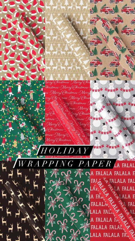Christmas decor, Christmas wrapping paper, holiday wrapping paper 

#LTKSeasonal #LTKHoliday