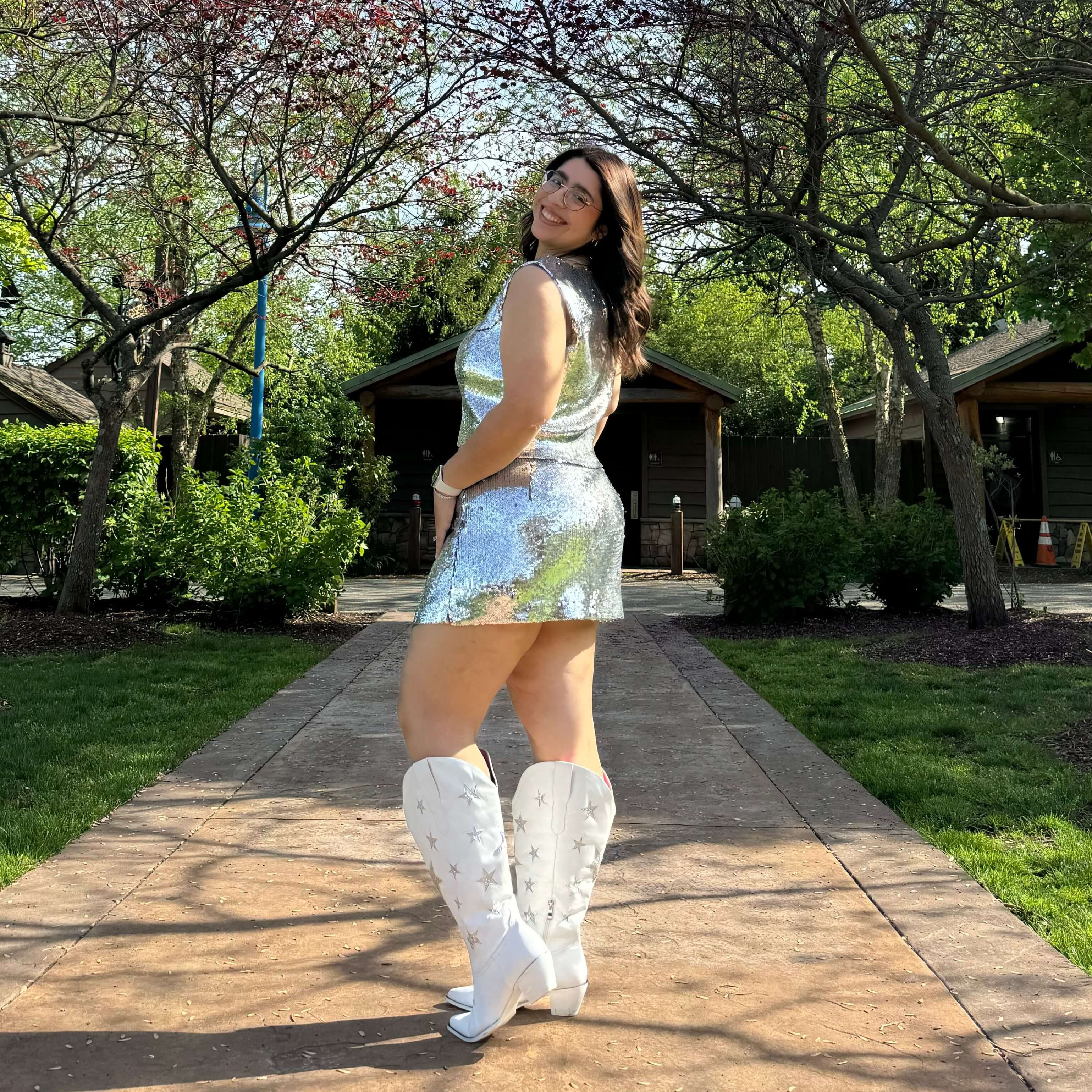 Cool Girl Sequin Mini Skirt | Shiny by Nature