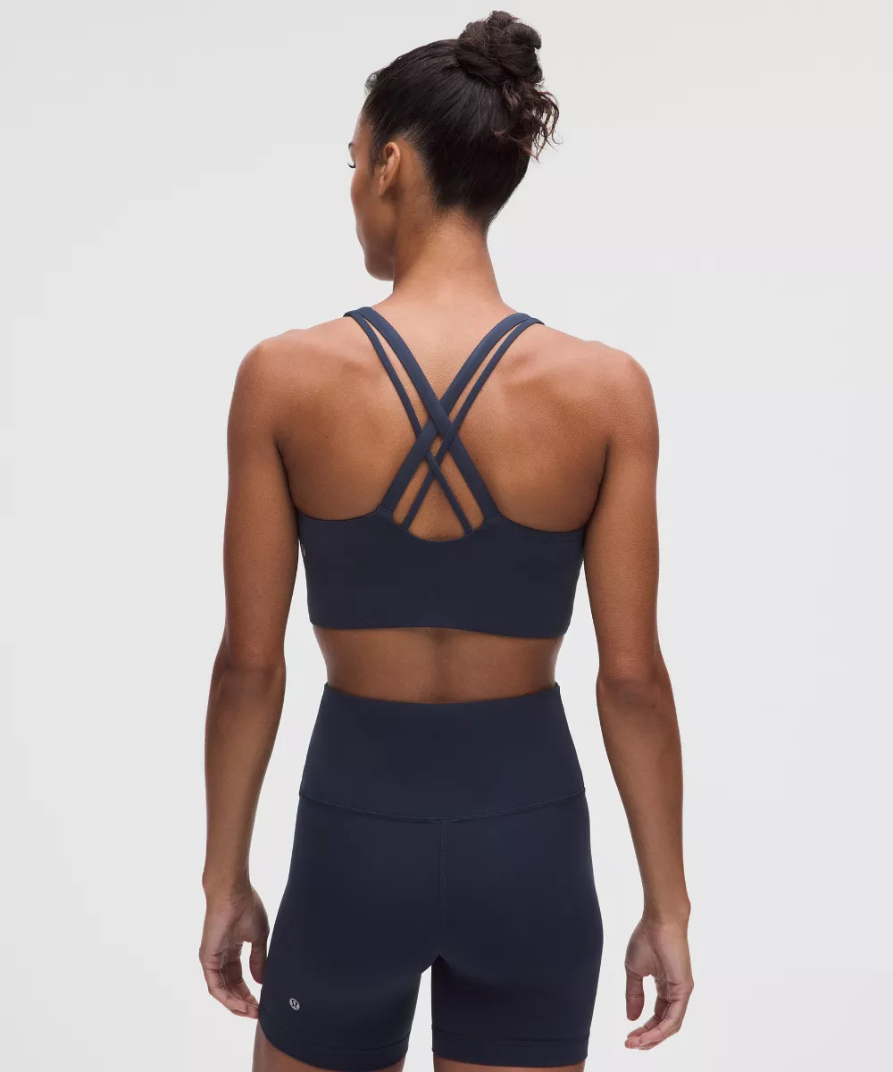 lululemon Energy Longline Bra Medium Support, B-D Cups   Evolve | lululemon (AU)