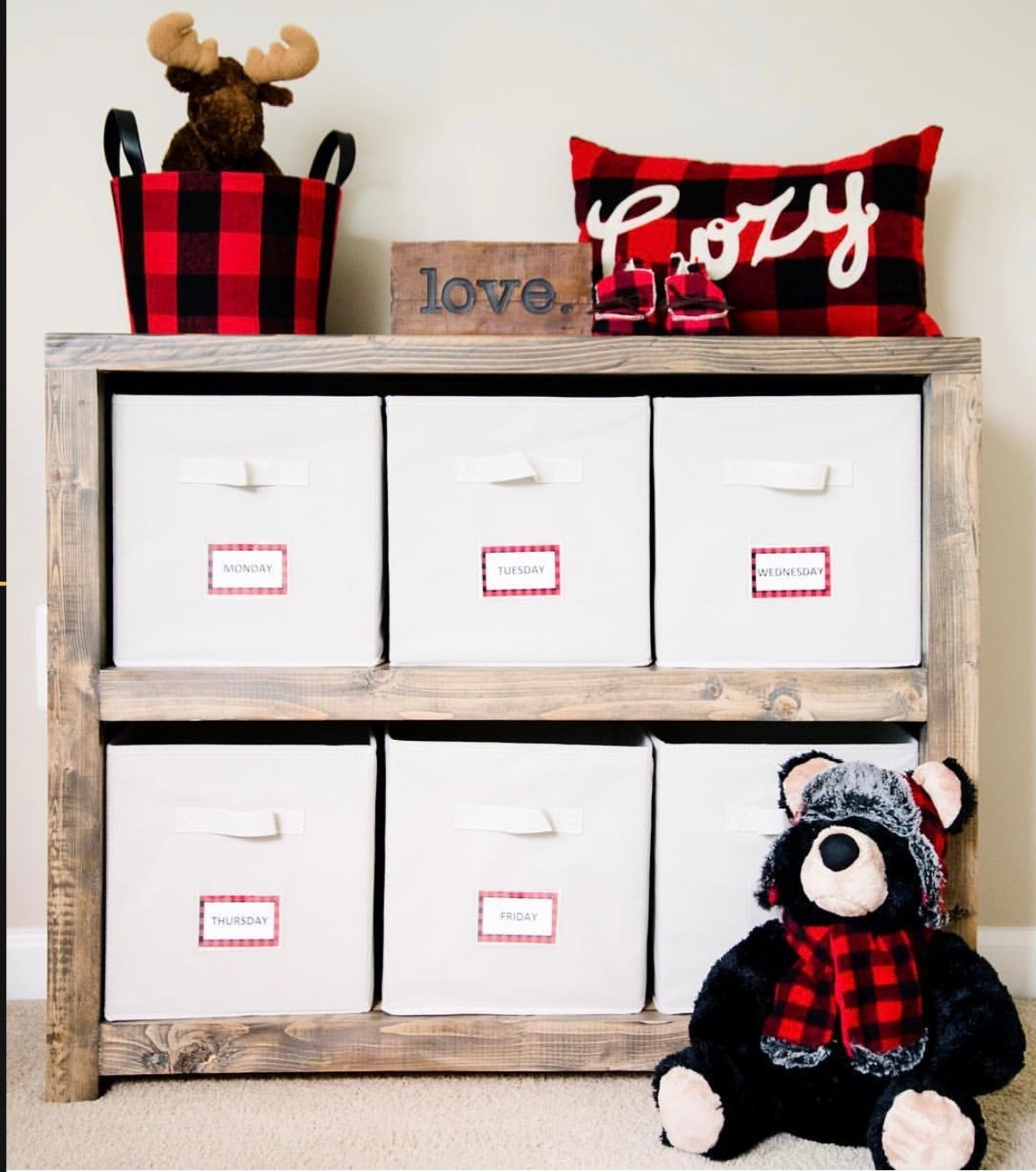 Home organization and weekly planning all in one! Using these fabric storage bins for weekly home school activities and outfits. 

#LTKFindsUnder50 #LTKHome #LTKKids
