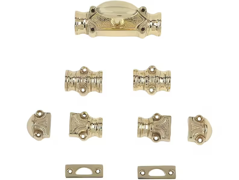 Unlacquered Temple Oval Knob Brass Window Cremone Bolt Upto 6 Feet - Etsy | Etsy (US)