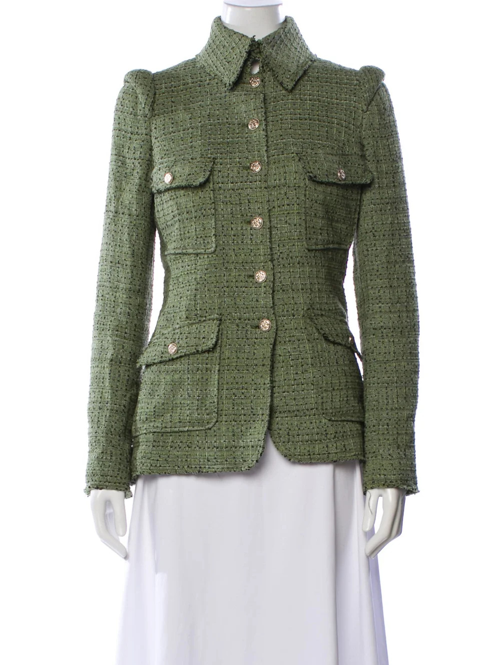 Chanel Vintage 2008 Blazer - Green Jackets, Clothing - CHA1394482 | The RealReal | The RealReal