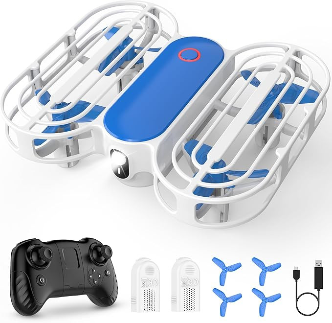 Drone for Kids, Drone with Altitude-Hold, 3D Flip, Circle Fly, Self-Rotation, Headless Mode, 3 Sp... | Amazon (US)
