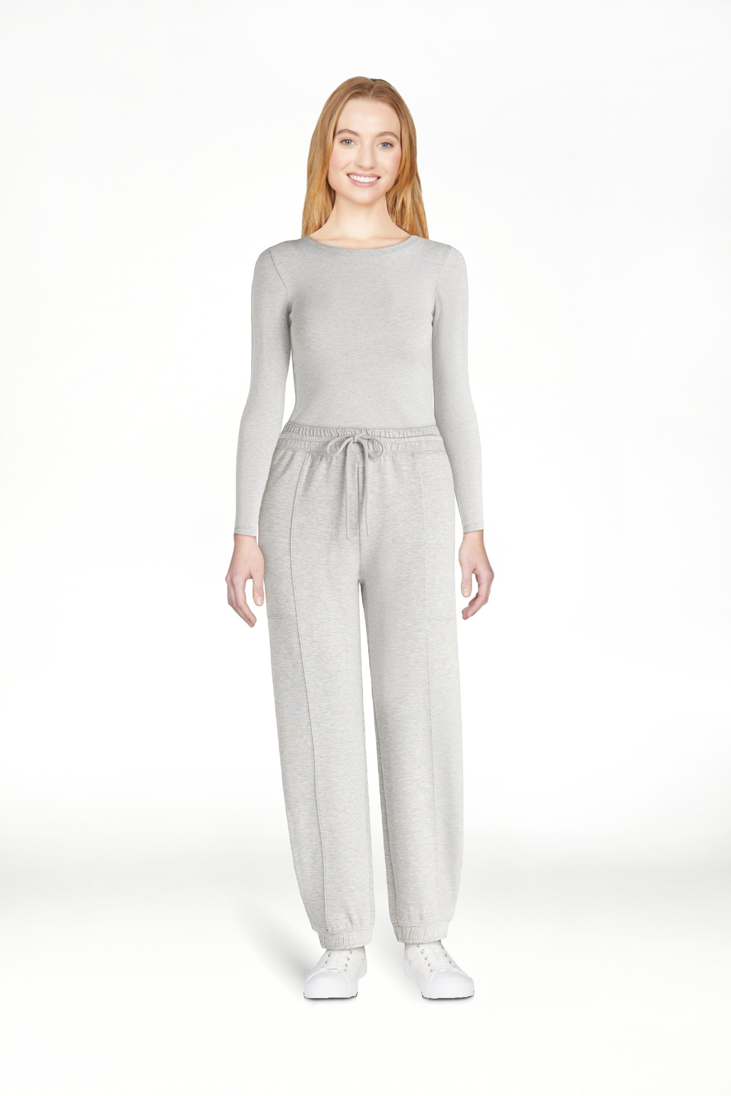 Scoop Women's and Women's Plus New Scubaknit Barrel Pants, Sizes XS-4X | Walmart (US)