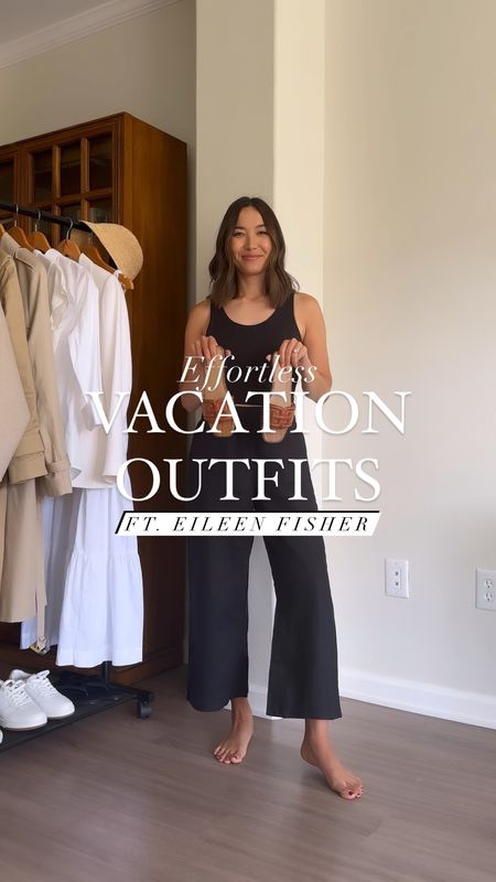 Relaxed & effortless vacation outfits from EILEEN FISHER 

Wearing PP/xs. Pants run large, recommend sizing down

Sustainable style / classic style 


#LTKstyletip #LTKtravel
