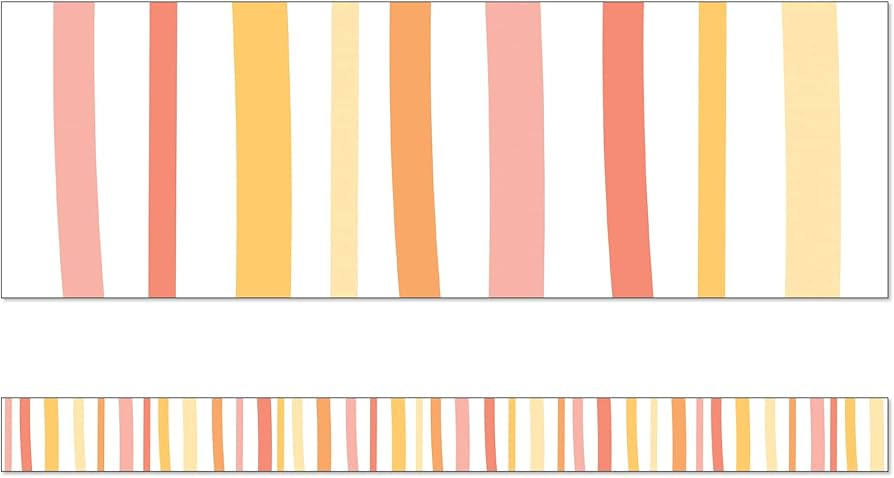 Schoolgirl Style Simply Safari Zebra Print Bulletin Board Borders, 36 Feet of Scalloped Neutral C... | Amazon (US)