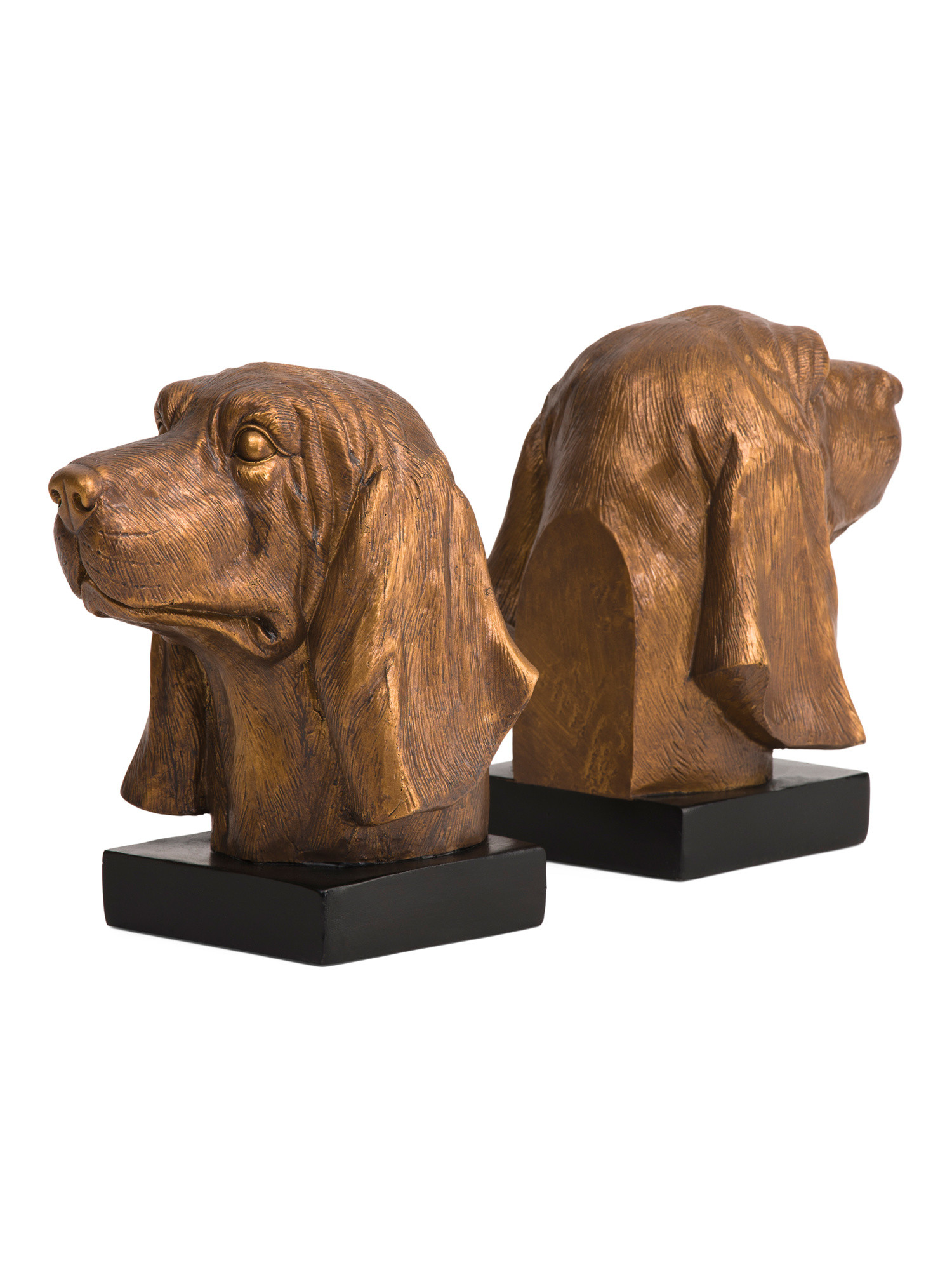 2pk 7x6x8.5 Basset Hound Bookends Set | TJ Maxx