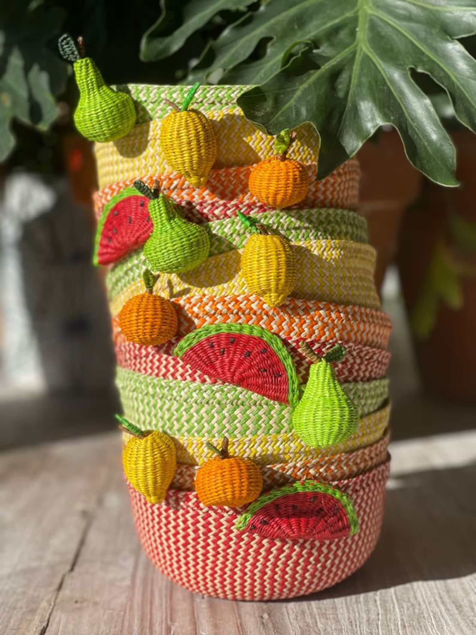 Fruit Basket Iraca/raffia/klatso - Etsy | Etsy (US)