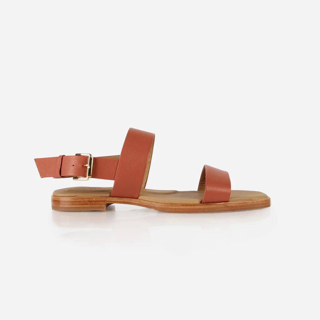 The Patio Sandal Terracotta | Poppy Barley